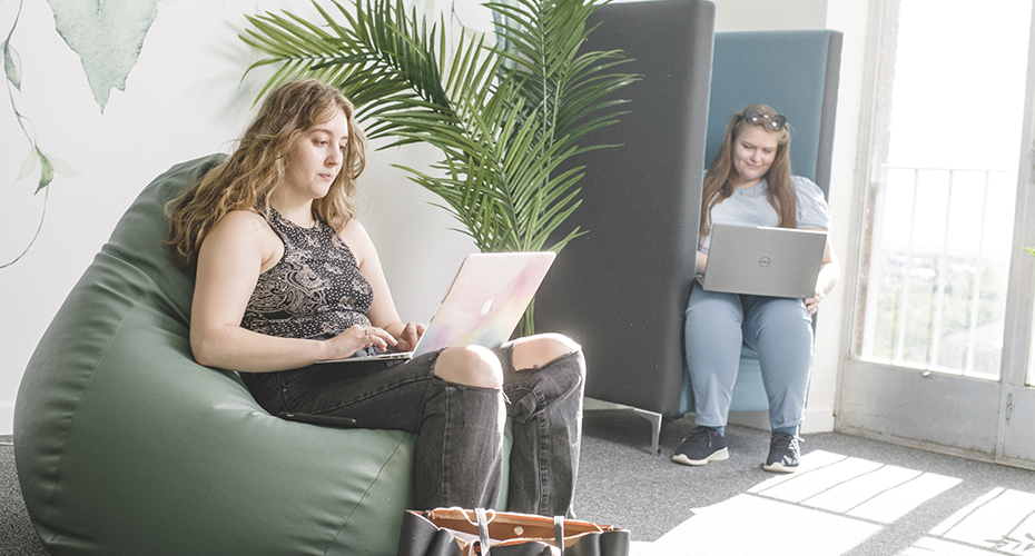 Students in social area