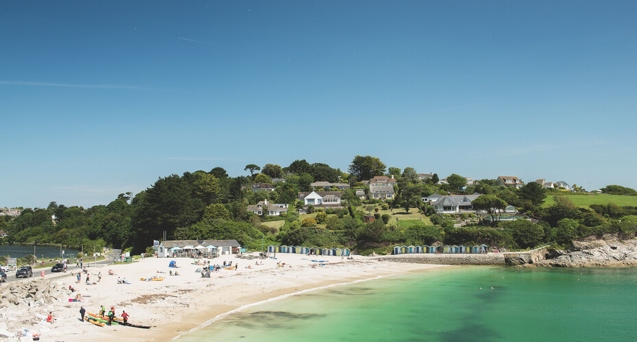 Swanpool beach in Falmouth