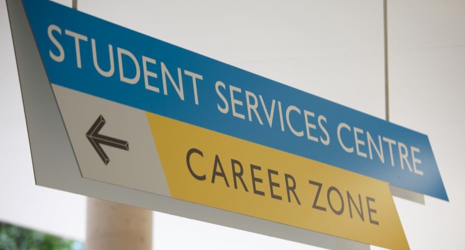 Career Zone sign