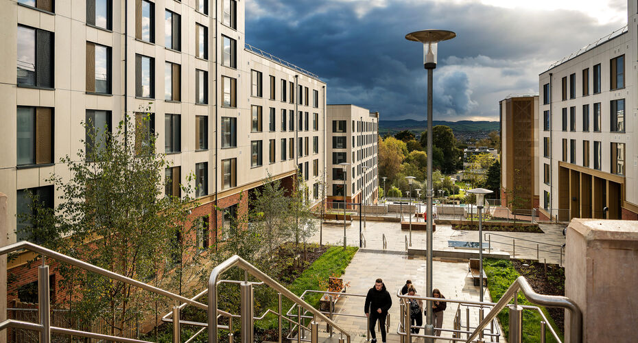 Student accommodation blocks