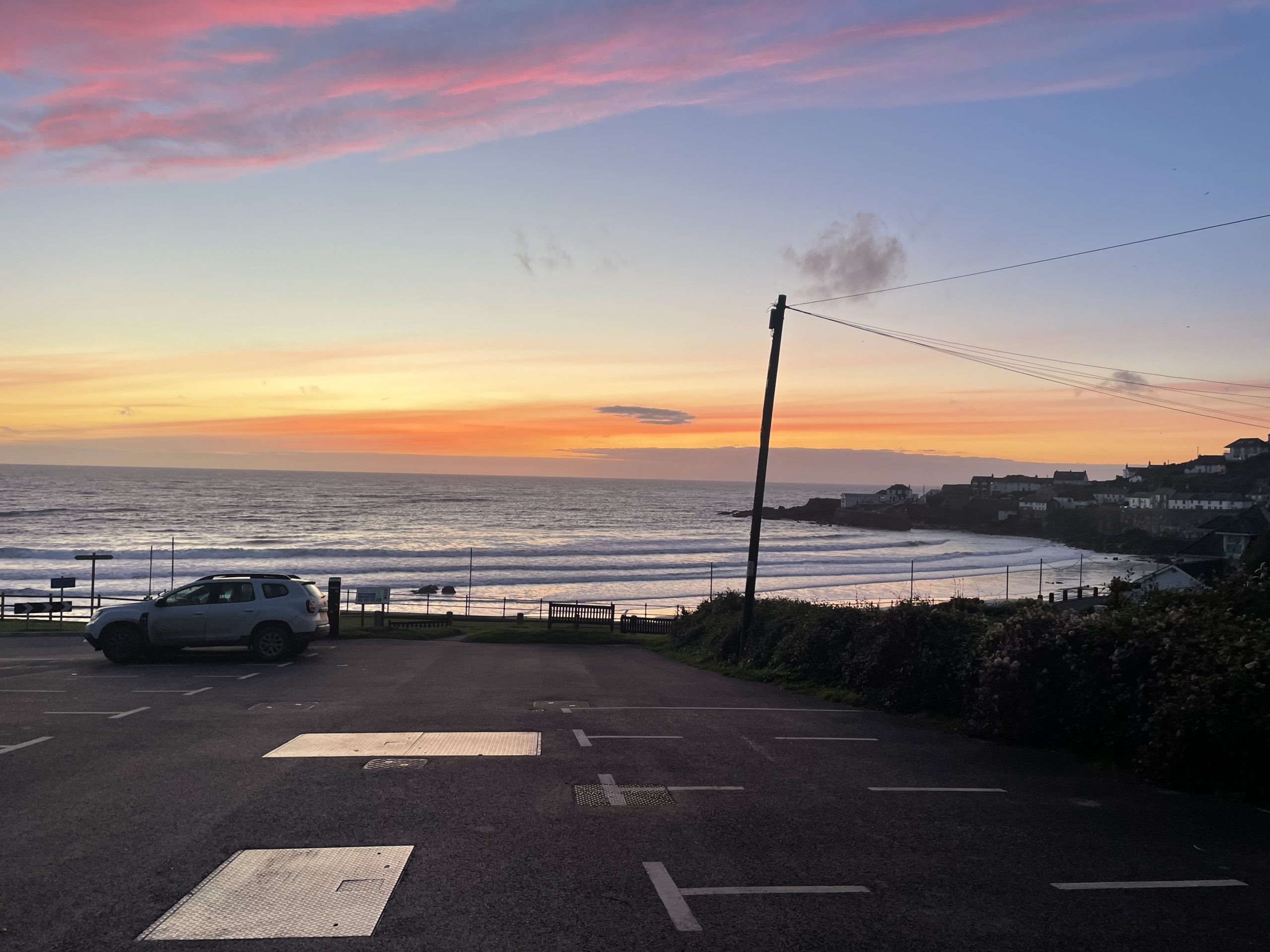Coverack beach at sunrise