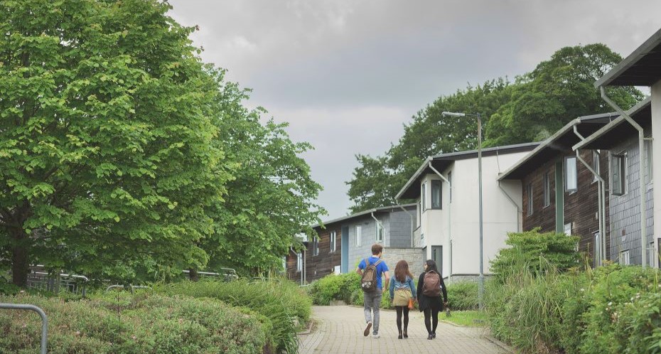 Glasney Student Village with students