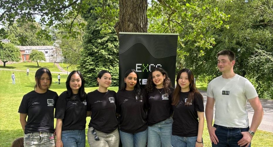 Group shot of students in the University of Exeter Computer Science society